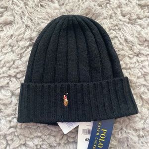 Polo Ralph Lauren Men`s Signature Merino Cuffed Beanie
